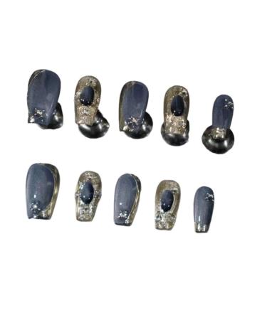 Temperament manicure pure hand wear gentle whitening nail patch new.(XS)