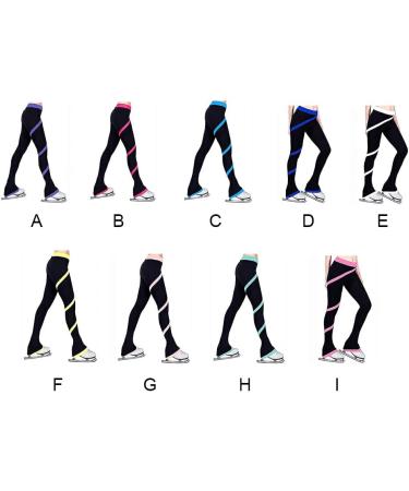 Warm Ice Skating Pants for Girls - Lightweight Skin-friendly & Washable Training Leggings - Light Blue/S - Buy Online on GoSupps.com