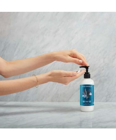 Caldrea Hand Lotion 10.8 oz - Shea Butter, Aloe Vera, Glycerin, Basil Blue Sage Scent - Moisturizing Formula for Dry Hands - Buy Online on GoSupps.com