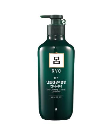 Ryo Scalp Deep Cleansing & Cooling Conditioner 550ml (18.6oz) Excess sebum care  For smelly scalp  Fermented mint and other natural ingredients  Anti- Dandruff treatment