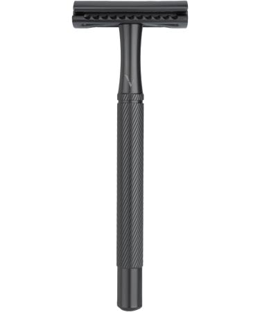 Buy Velzur Razor Plane Set - 5 Blades Travel Bag Stainless Steel Plastic-Free Unisex | Premium Safety Razor in Anthracite - Buy Online on GoSupps.com