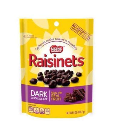RAISINETS Dark Chocolate 8 oz. Standup Bag (pack of 2)