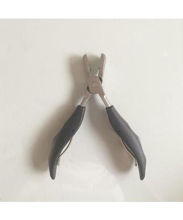 Heat Fusion Glue Keratin Bonding Micro Rings Removal Pliers for Hair Extensions hair plier hair extension plier (Flat Shape) - Buy Online on GoSupps.com