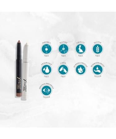 Xtreme Lashes Glideshadow - Long Lasting Cream to Powder Eyeshadow Stick - Onyx - Buy Online on GoSupps.com