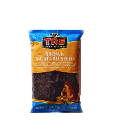 TRS Mustard Seeds Brown | 400G | Mustard Seeds for Cooking |Perfect for Pickling and Spice Blends |Gluten Friendly | Non-GMO | Vegan | Indian Origin