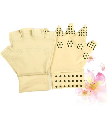 Healvian 3 Pairs Non-Slip Silicone Magnetic Fitness Gloves - Anti-Tendonitis Riding & Biking Protection - Buy Online on GoSupps.com