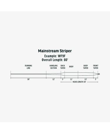 RIO Mainstream Striper Fly Fishing Line for Striped Bass WF8I - Cold Water Series - Buy Online on GoSupps.com
