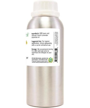 French Lavender Essential Oil 100% Pure 8 fl oz (237 ml) Aluminum Bottle Aromatherapy & Wellness | GreenHealth - Buy Online on GoSupps.com