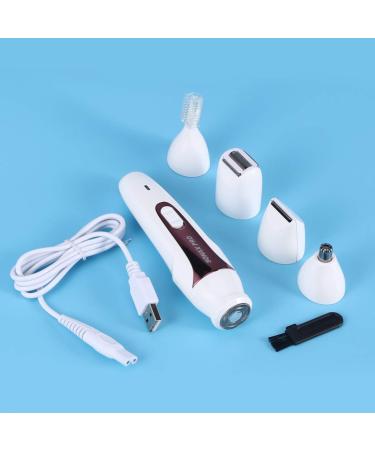 Milisten 5-in-1 Body Shaver | Electric Razors for Men & Women | Hair Removal Trimming & Nose Hair Cleaning - Miss Purple Power - Buy Online on GoSupps.com
