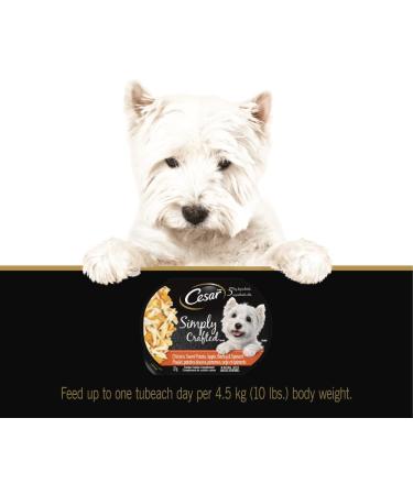 Cesar Simply Crafted Adult Wet Dog Food Chicken Sweet Potato Apple Barley & Spinach 37g Pack of 10 - Buy Online on GoSupps.com
