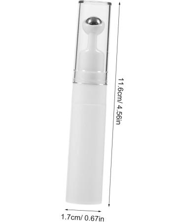 Mikinona Essential Oil Creami Eye Creams Cosmetics Applicator Refillable Cream Bottle Eye Cream Bottle with Roller Tool Essence Container White Travel Bottle Portable - Buy Online on GoSupps.com
