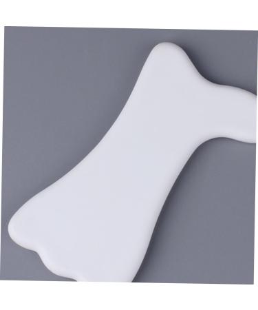 FOMIYES Massaging Stick Body Massage Board Massaging Scraping Board Scraping Stick Ceramic Scraping Board Hair Color Mixing Bowls Massage Massage Board Fruit Straws Massager Face White - Buy Online on GoSupps.com