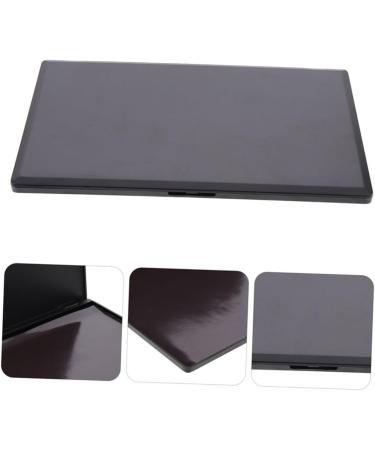 Housoutil Eyeshadow Metal Pans 4pcs Diy Eyeshadow Palette Packing Box Abs Eye Shadow Case 15x10x0.80cmx4pcs Blackx4pcs - Buy Online on GoSupps.com