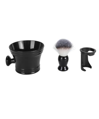 Buy Barting Foam Brush with Stand for Easy Beard Care | 3-in-1 Soft Nylon Brush & Bowl for Residue Removal | International Shipping Available - Buy Online on GoSupps.com