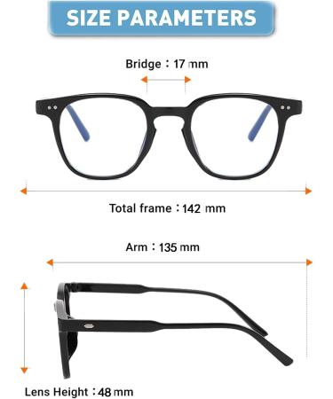 2 Pack Blue Light Blocking Glasses Anti Blue Light Gaming Glasses Retro Fashion Frame Non-Prescription Lens Anti Fatigue Headache Computer Screen Glasses for Women and Men Unisex Round Glasses A2 3pack black+flower+pink - Buy Online on GoSupps.com