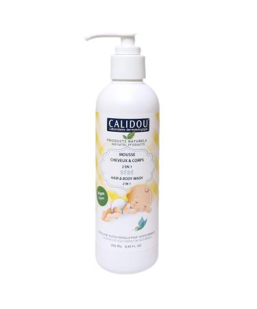 CALIDOU Shower Gel | 100% Natural | Vegan | for kids & baby | Antioxidants Extract Keep Skin Moisturized | Protect the delicate skin Respect the skin's delicate PH balance Sulfate FREE No SLS | Made in CANADA (Baby)