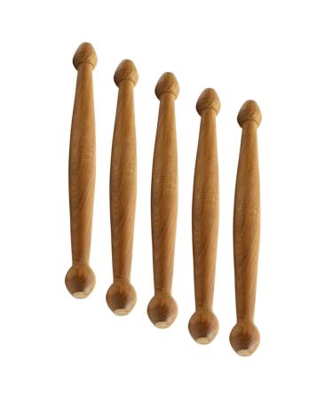 Gatuida 5st wood Massage Device Massage wood tools Spa massage tab reflex zone massage tools wood foot massage device full body massage device multi-purpose vietnam wood