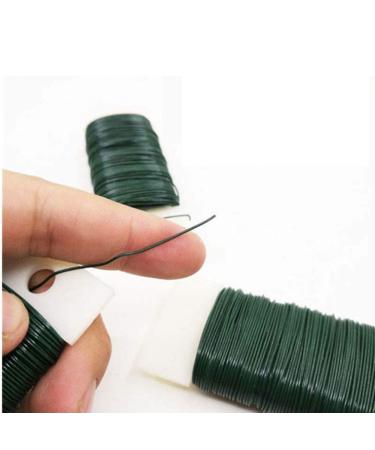3 Pack 22 Gauge Green Floral Wire -118 Yards | Flexible Paddle Wire for Crafts, Christmas Wreaths, Garland & Flower Arrangements - Buy Online on GoSupps.com