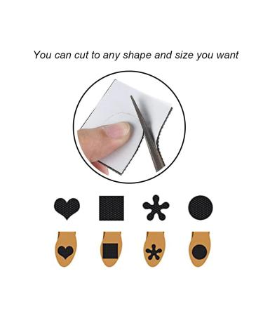 6 Pack Extra Thick Non Slip Shoe Grips for High Heels - Self Adhesive Shoe Pads Treads - Anti Slip Cushion and Sole Protector - Buy Online on GoSupps.com