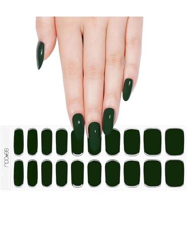  NOOVES NOOVES Nails Premium Semi-Cured Gel Nail Polish Dark Green - Buy Online on GoSupps.com