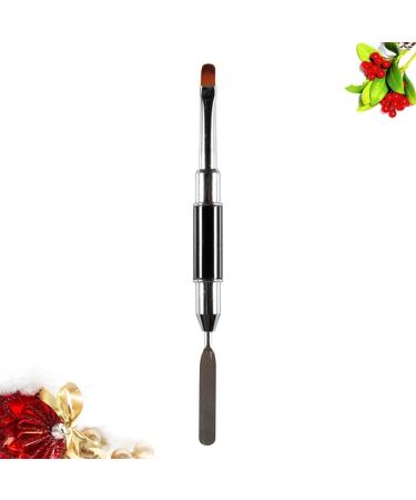 Housoutil Nail Art Pen Nail Painting Brush Poly Nail Gel Brush Gel Nail Art Carving Pen Gel Nail Tool Nail Pusher Scraper Nail Art Tips Builder Brush Nylon Brush Dual Purpose - Buy Online on GoSupps.com