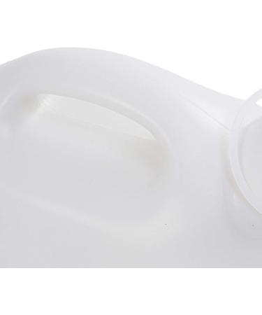 Urinals for Men - 2000mL Thick Plastic Mens Bedpan Bottle with Lid - Male Portable Pee Bottles - Travel Urine Collection Containers(White) Happy - Buy Online on GoSupps.com