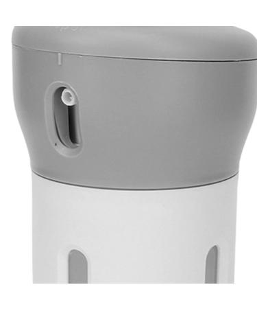 4-in-1 Leak-Proof Travel Bottles - Portable Transparent Dispenser for Shampoo & Conditioner (Gray) | International Shipping Available - Buy Online on GoSupps.com