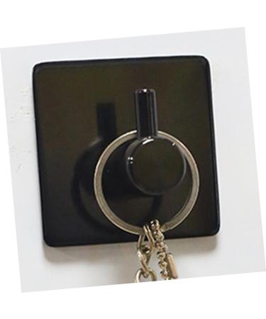 Alipis Mount Black Single Waterproof Robe Towel Steel Hanger Hook Clothes for Wall Hooks Stainless Kitchen medium Black - Buy Online on GoSupps.com