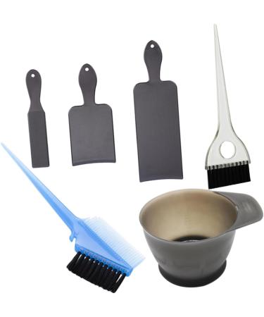 MAGICLULU 2 Sets Hair Coloring Kit Hair Dyeing Brush Blue Hair Accessories Wedding Hair Dye Kit Hair Dye Mixing Bowl Hair Coloring Bowl Ear Hair Clip DIY Dye Hair Tool Kit Thicken Mold Bowl - Buy Online on GoSupps.com