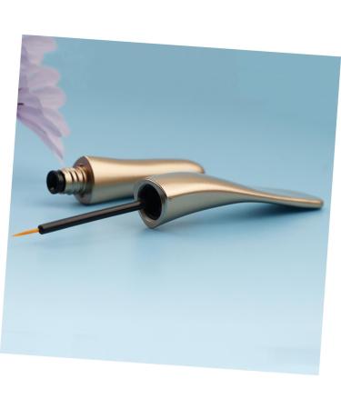 Mikinona 6pcs Eyeliner Empty Tube Refillable Eyelash Tube Golden Mascara Tube Lash Lengthening Mascara Abs - Buy Online on GoSupps.com