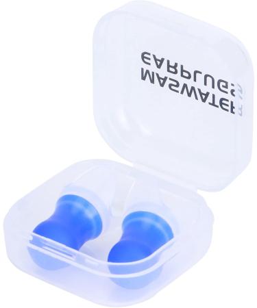 Buy Tbest 2Pcs Waterproof Ear Plugs - Noise Reduction Silicone Earplugs for Swimming & Flying - Blue Large with PP Box - Buy Online on GoSupps.com