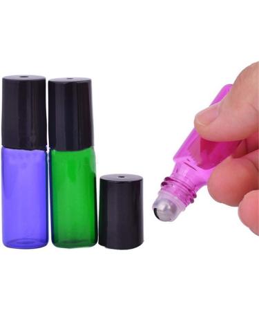 LEDDP Green Essential Oil Roll-On Glass Bottles | Perfect for Aromatherapy & Essential Oils - Buy Online on GoSupps.com
