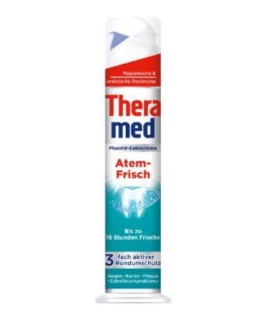 Buy Theramed Toothpaste Dispenser Breath Fresh 100 ml - International Shipping Available - Buy Online on GoSupps.com