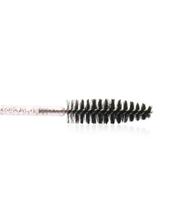 300 Pack Disposable Mascara Wands - Eyelash Extensions Applicators | Crystal Pink Handle Makeup Brushes - Buy Online on GoSupps.com