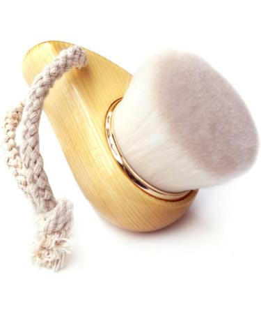 Soft Bristle Face Cleansing Facial Cleanser Brush with Wood Handle Cleansing Soft Bristle Face Care Clean Tool for Women Men - Buy Online on GoSupps.com
