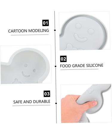 COHEALI 2pcs Silicone Mold Silicone Candy Mold Gingerbread Men Candy Mold Cartoon Shaped Mold Fudge Dessert Assorted Color 1 21.2X16.4X3CM - Buy Online on GoSupps.com