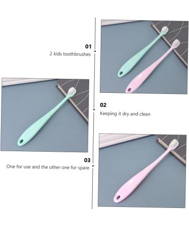 Frcolor 6-Pack Children's Toothbrush Set | Baby Tooth Hygiene & Cleaning for Newborns - Buy Online on GoSupps.com