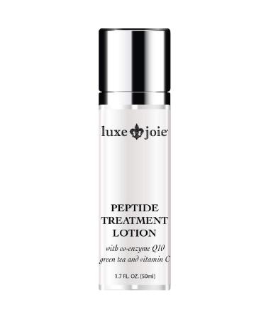 LuxeJoie Peptide Treatment Lotion Firming Facial Moisturizer Naturals for Face Neck D collet Boost Collagen Lift Sagging Skin Brighten Men & Women