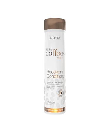 Vegan moisturizing conditioner |Organic coffee extracts plus coconut oil and aloe vera |300 ml bottle |Keracoffee Recovery Conditioner |Beox Professional (300 ml)