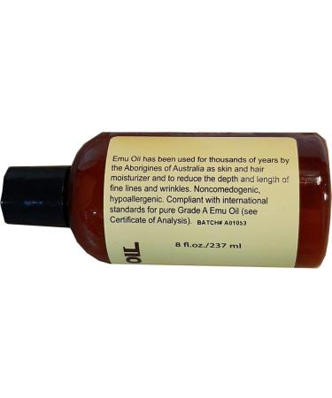 Naturals New Zealand Emu Oil Pure Premium Golden 8 Ounces - Buy Online on GoSupps.com