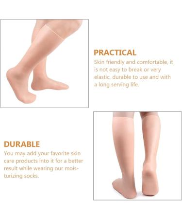 Beaupretty 1pair Exfoliating Moisturizing Socks Cracked Heels Socks Women High Heels Feet Moisturising Socks Hydration Socks Knee High Heels Long Foot Care Covers Miss High Socks Spa Sebs - Buy Online on GoSupps.com