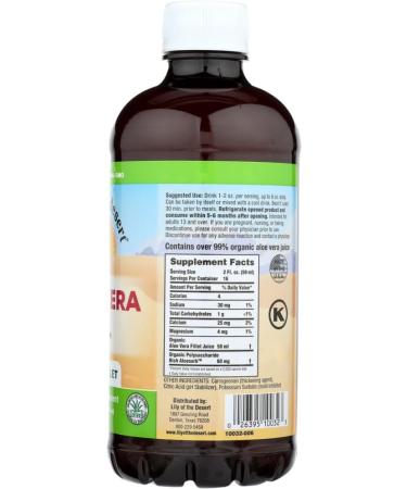 Lily of The Desert Aloe Vera Gel Organic Liquid 32 oz (Pack of 1) - Buy Online on GoSupps.com