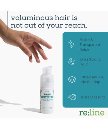 Natural Matte Hair Texture Styling Powder | Texturizing & Volumizing Spray for Men & Women - Perfect for Straight Curly & Wavy Hair - Buy Online on GoSupps.com