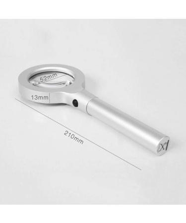 Handheld Magnifier HD Old Man Reading LED Strip Light Optical Glass High Magnification Mirror Made in China - Buy Online on GoSupps.com