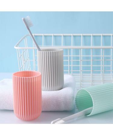 Qiwenr Travel Toothbrush Case Set - 4 Colors | Compact Toothbrush Storage Box for Camping & Outdoors - Buy Online on GoSupps.com
