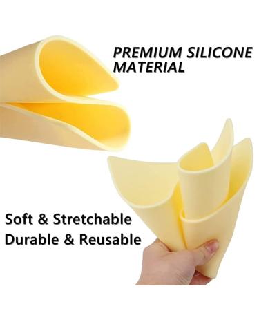 EBOOBA 3MM Thick Silicone Practice Skin - 5PCS Double-Sided 12X8 Sheets for Beginners - Ideal for Makeup Artists and Beauty Professionals - Buy Online on GoSupps.com