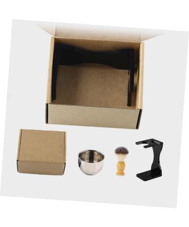 Beavorty 3 Set Men's Care Razor Foam Brush & Stand - Salon Quality Razors Accessories & Holder - Buy Online on GoSupps.com