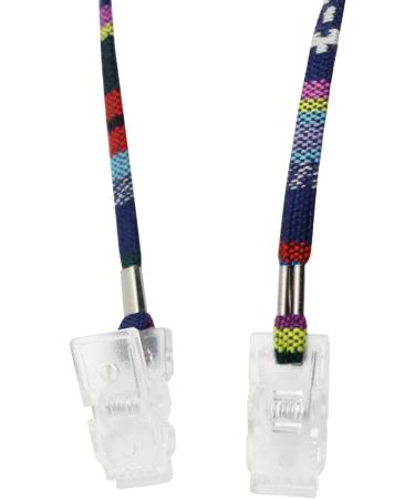 Gralara Napkin Clip & Bib Holder - Light Napkin Chains for Adults & Kids | Travel & Restaurant Use - Blue Fastening Clips - Buy Online on GoSupps.com