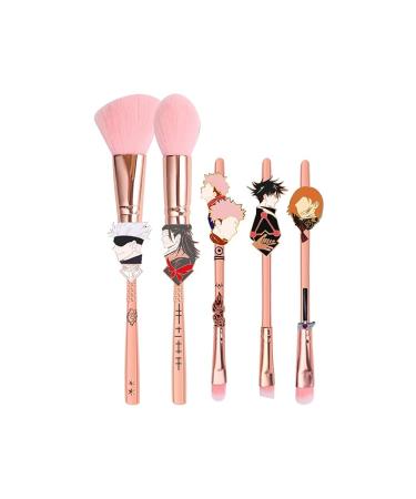 Anime Cosplay Makeup Brushes Set & Cosmetic Bag | Perfect for Eyeshadow Concealer Foundation & Blusher - Jujutsu-01 - Buy Online on GoSupps.com
