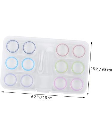 Buy Homsfou Colored Contact Lens Container - Stylish & Portable Storage Box for Travel | Ideal for Chinese Balls & Lentil Holders | Shop Internationally! - Buy Online on GoSupps.com